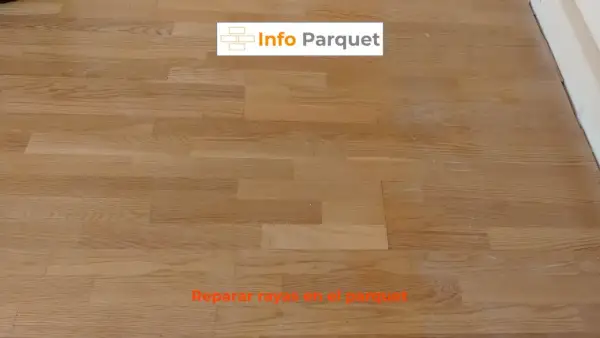 Sugerencias de remedios caseros para reparar parquet rayado.